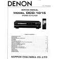 DENON DCD1015 Instrukcja Serwisowa