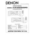 DENON AVR600 Instrukcja Serwisowa