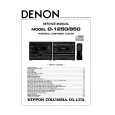 DENON D-1250 Instrukcja Serwisowa