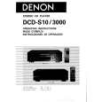 DENON DCDS3000 Instrukcja Obsługi