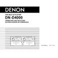 DENON DN-D4000 Instrukcja Obsługi