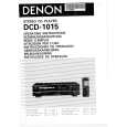 DENON DCD-1015 Instrukcja Obsługi
