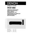 DENON DCD-860 Instrukcja Obsługi